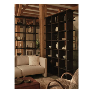 Ferm Living - Estantería de madera Kona | Roble Oscuro