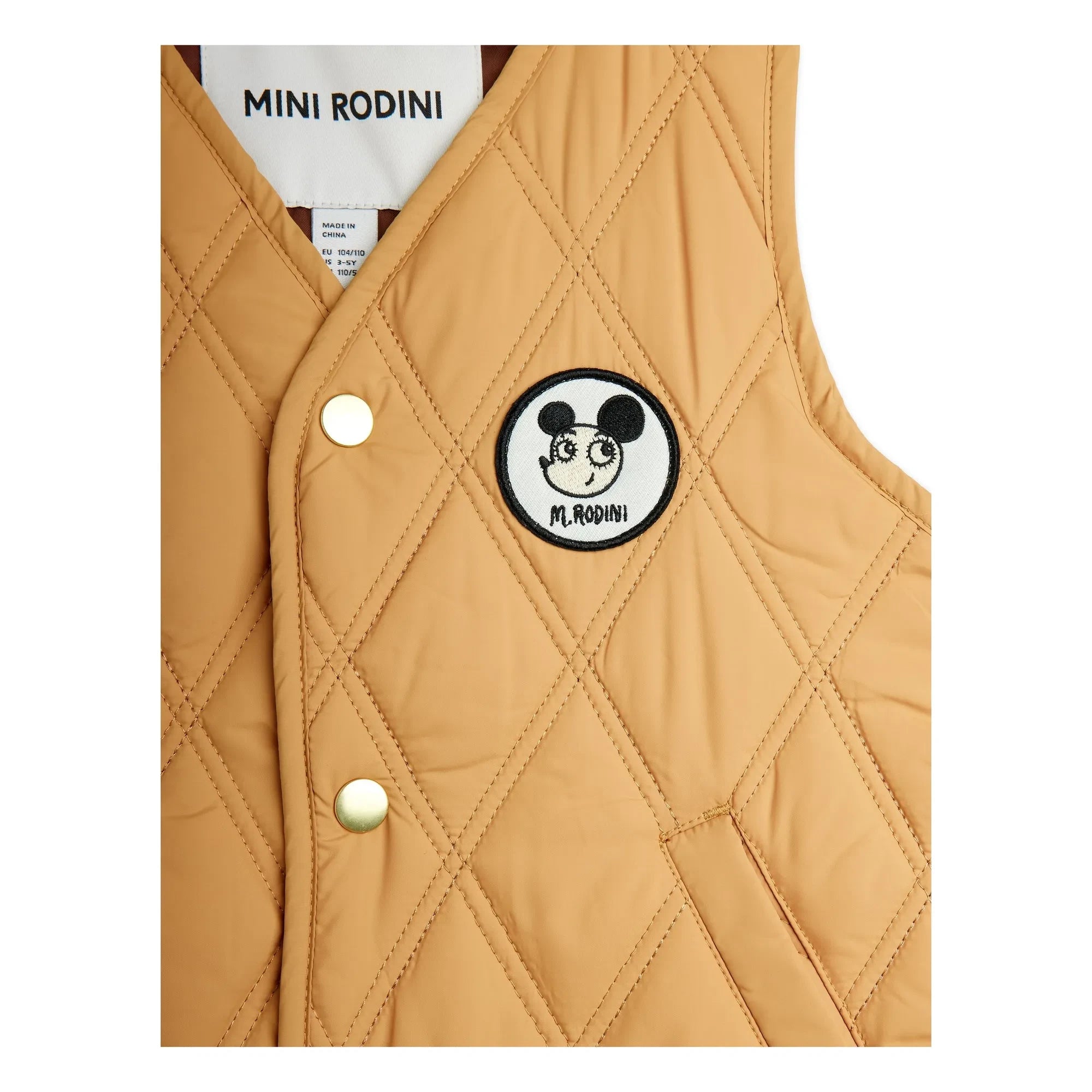 Mini Rodini - Chaleco Ritzratz | Beige