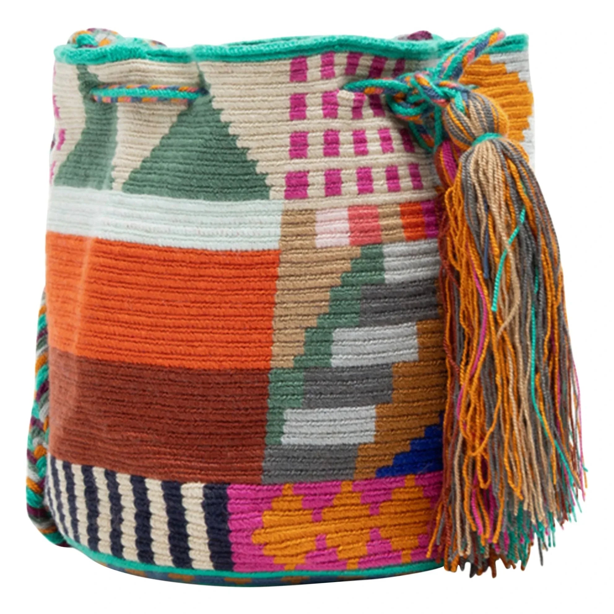 Guanábana - Bolso león mediano cruzado | Turquesa