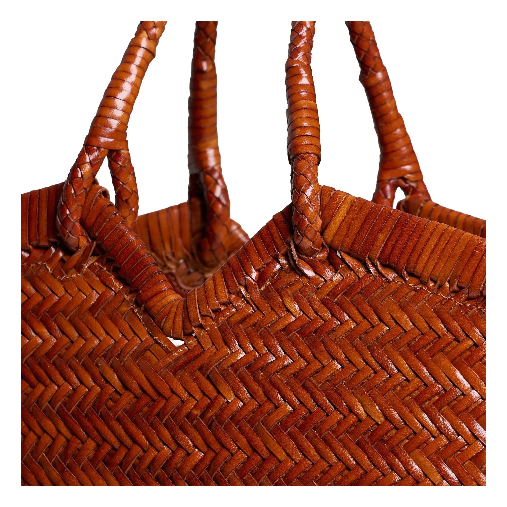 Vipera - Bolso Tote de Cuero Crudelia | Coñac