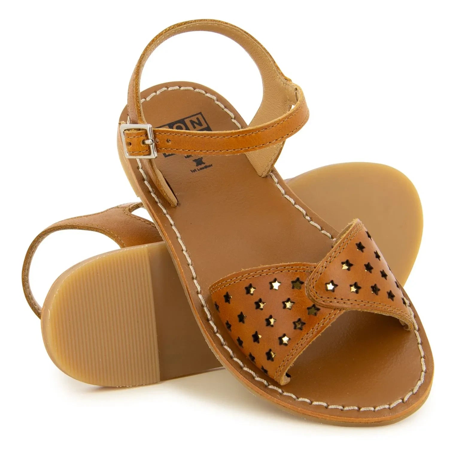 Bonton - Sandalias Sandy Perfos | Coñac