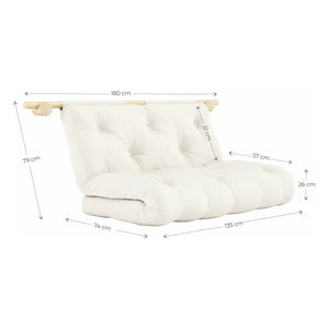 Karup Design - Cama intermedia Kancalı 135x200 cm | Crema