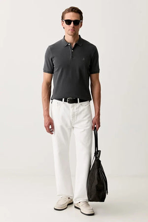 Camiseta de hombre Marc O'Polo de algodón y elastano con cuello