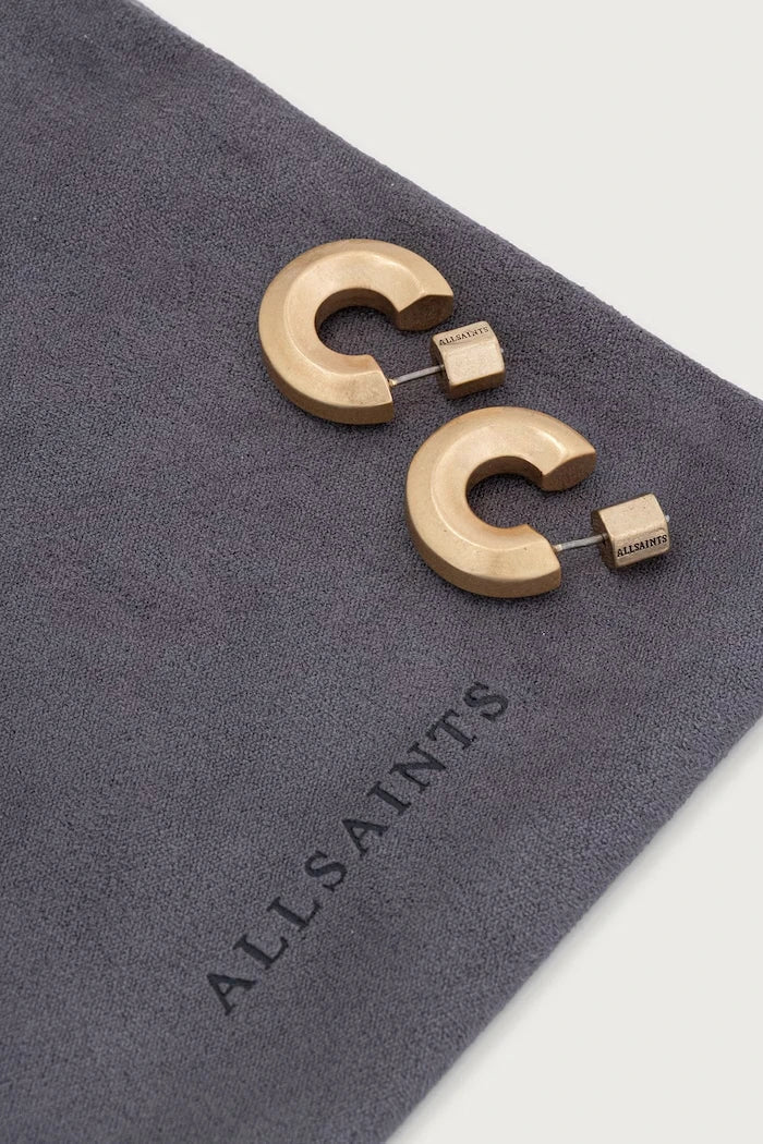 Pendientes metálicos AllSaints para mujer