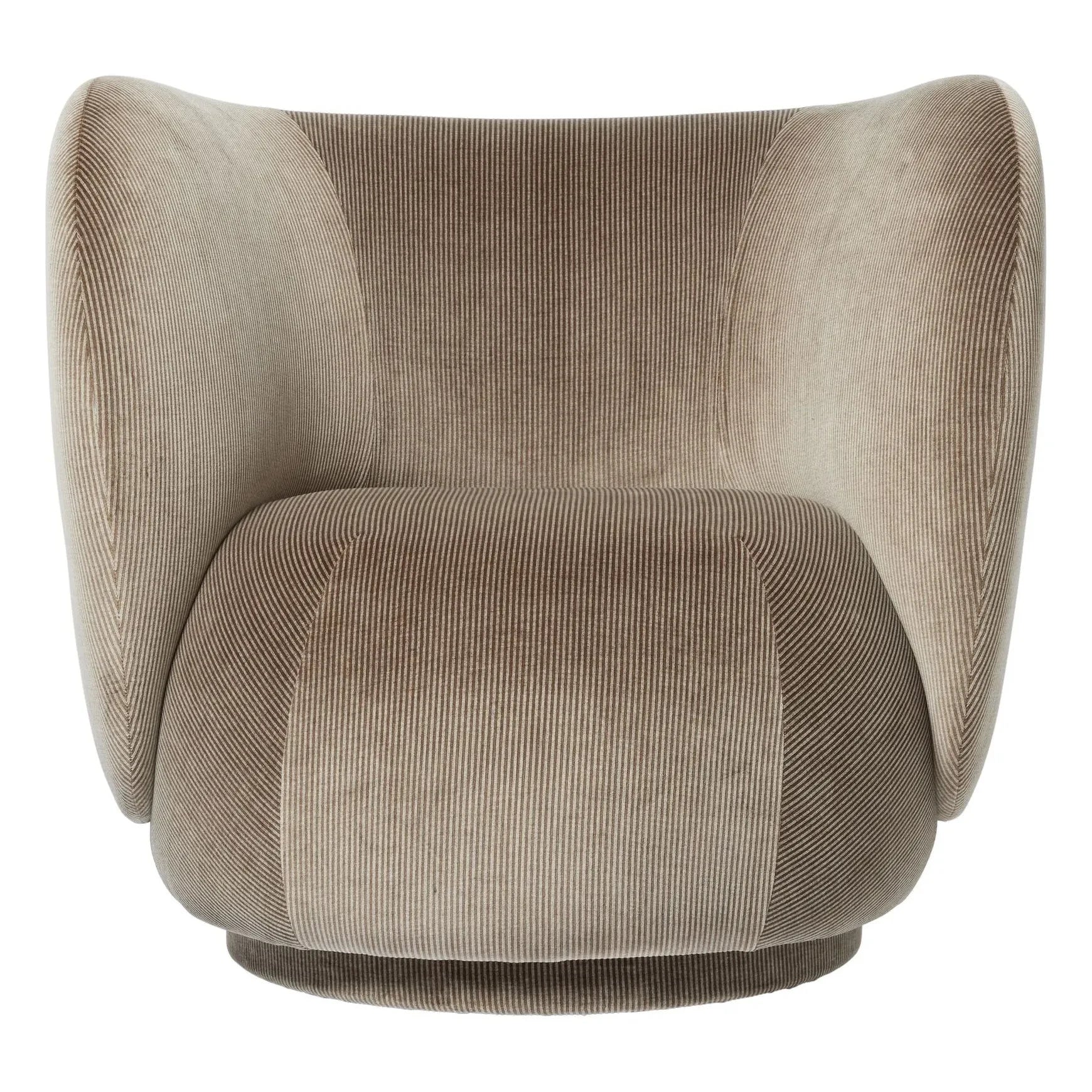 Ferm Living - Sofá Rico de terciopelo | Gris