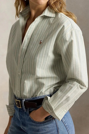 Camisa Oxford de algodón Polo Ralph Lauren para mujer
