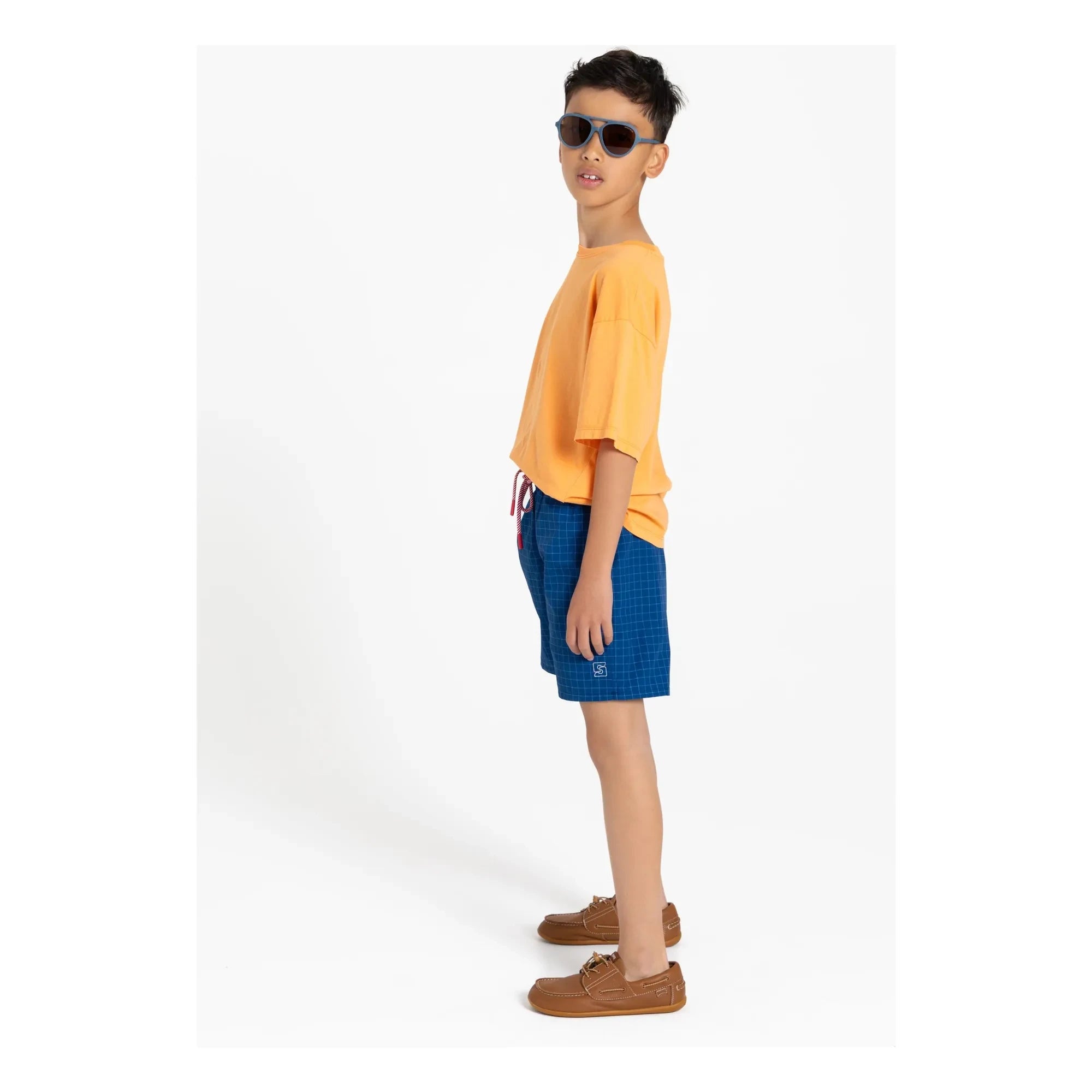 Smallable Kid - Camiseta de algodón orgánico Nils | Naranja