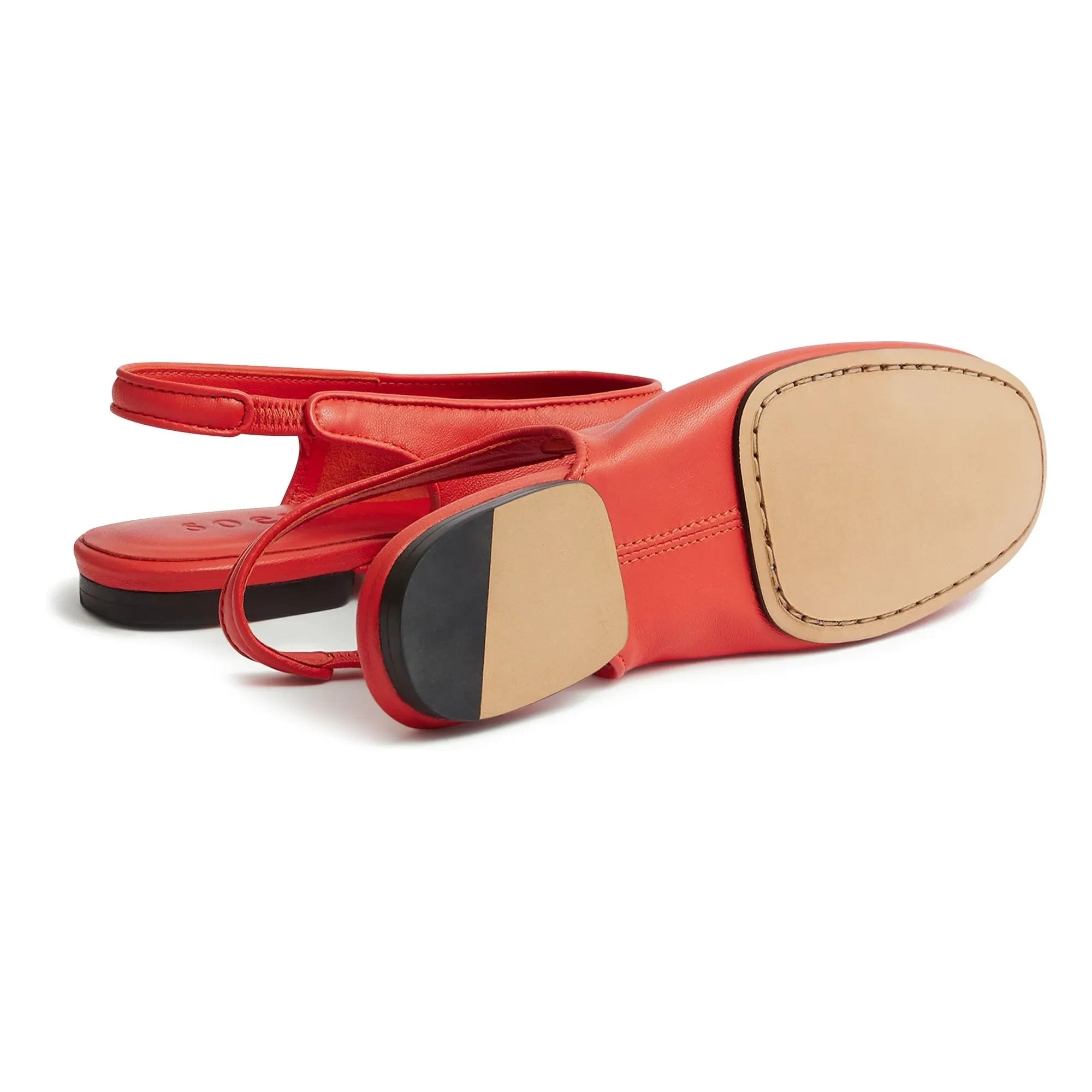 Soeur - Zapatillas bailarina de piel Emmett | Rojo