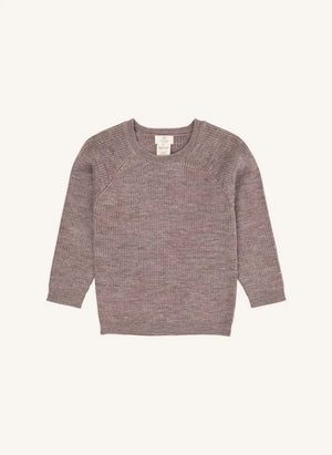 Copenhagen Colors - Jersey clásico de lana merina | Taupe Brown