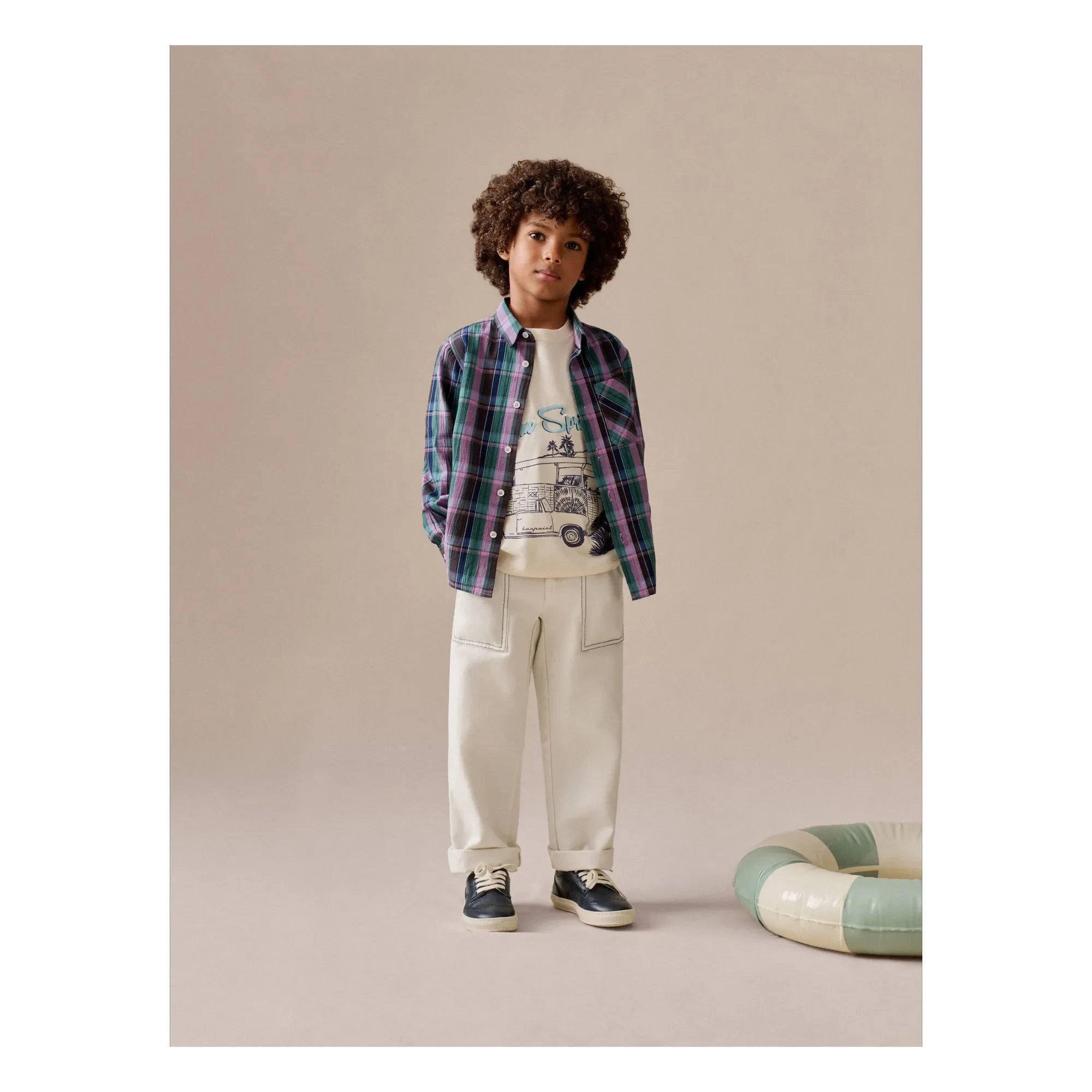 Bonpoint - Camiseta Eidan | Crudo