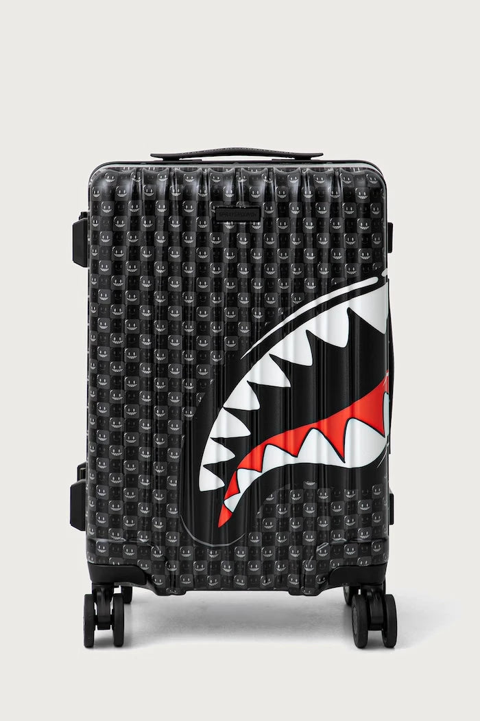Sprayground - Paris’teki Köpek Balıkları Siyah Sert Kabuklu Valiz 910CL328NSZ