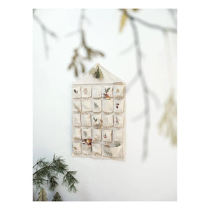 Fabelab - Yule Greens Organik Pamuk Nakışlı Advent Takvimi