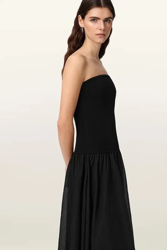 Vestido de viscosa entallado AllSaints TEGAN