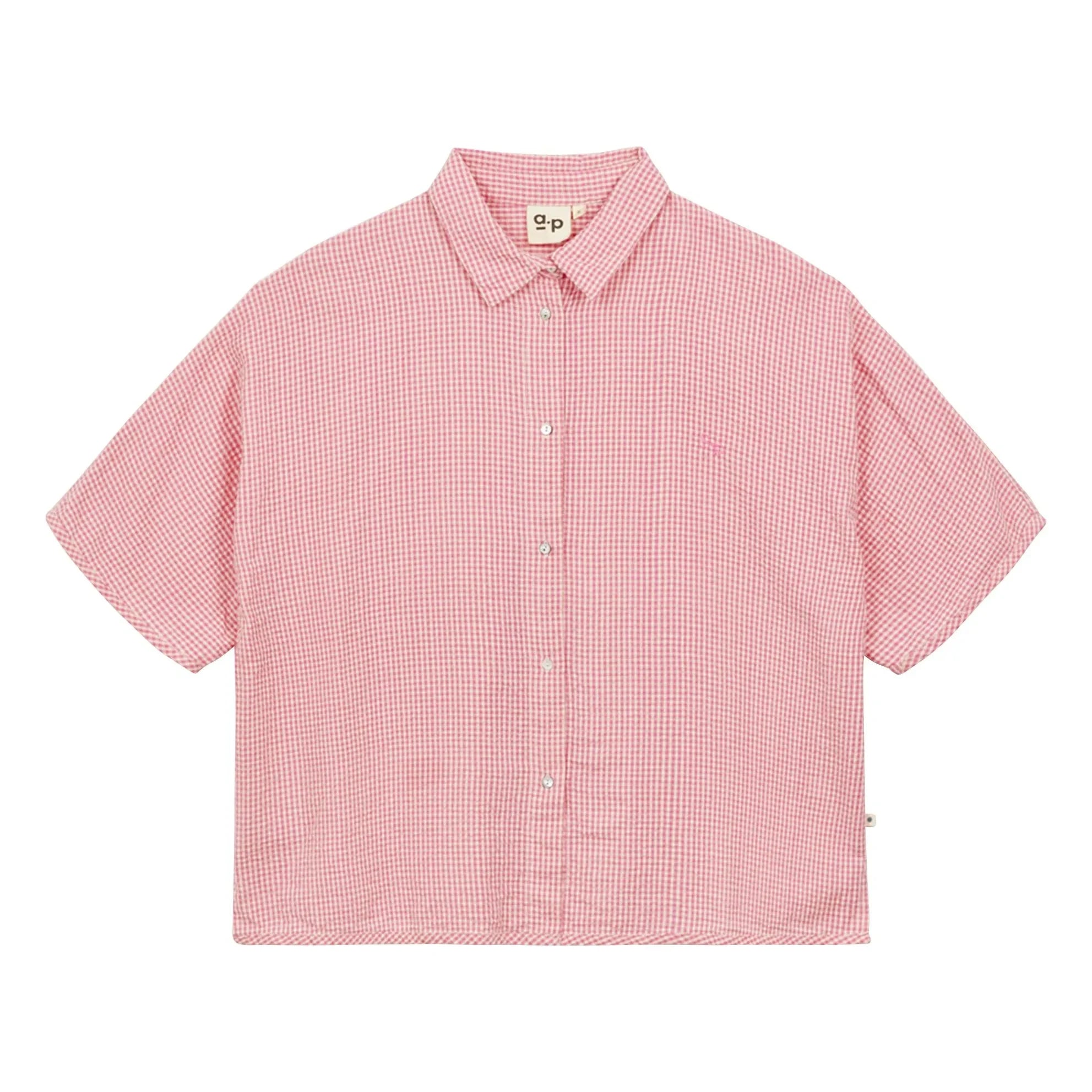 a.p - Camisa de rayas de algodón | Rosa