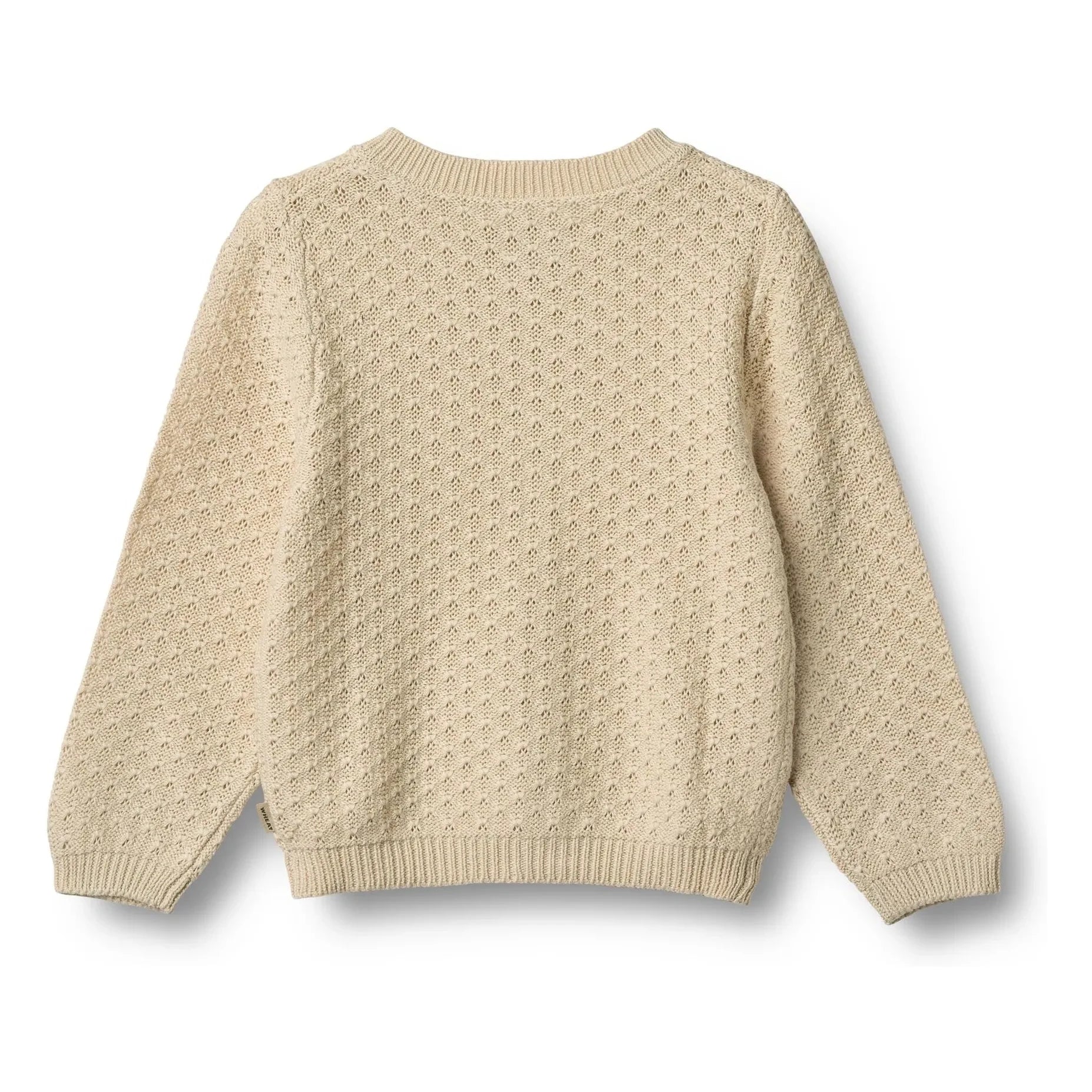 Wheat - Cárdigan de algodón orgánico Magnella | Beige