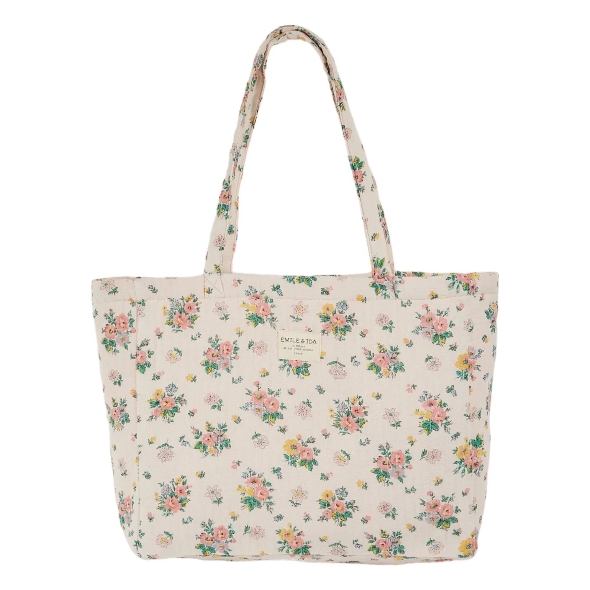 Emile et Ida - Bolso tote reversible | Rosa empolvado