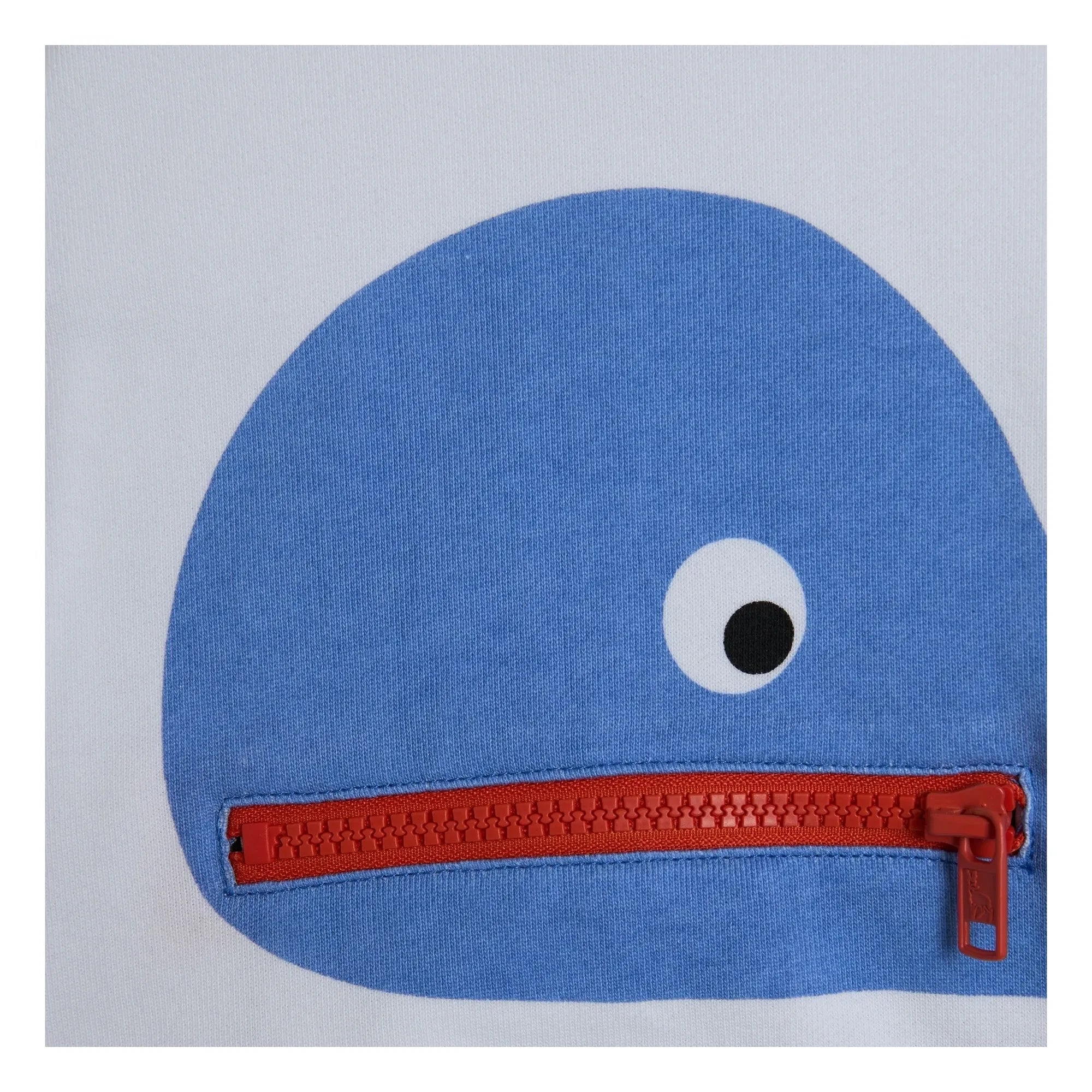 Stella McCartney Kids - Sudadera con cremallera de ballena | Blanco