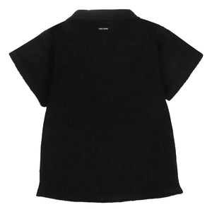 Tumble N'Dry - Camisa de rizo de algodón orgánico | Azul Oscuro