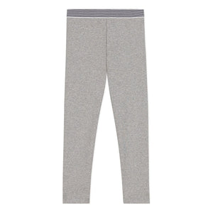 Petit Bateau - Jegging liso | Gris jaspeado