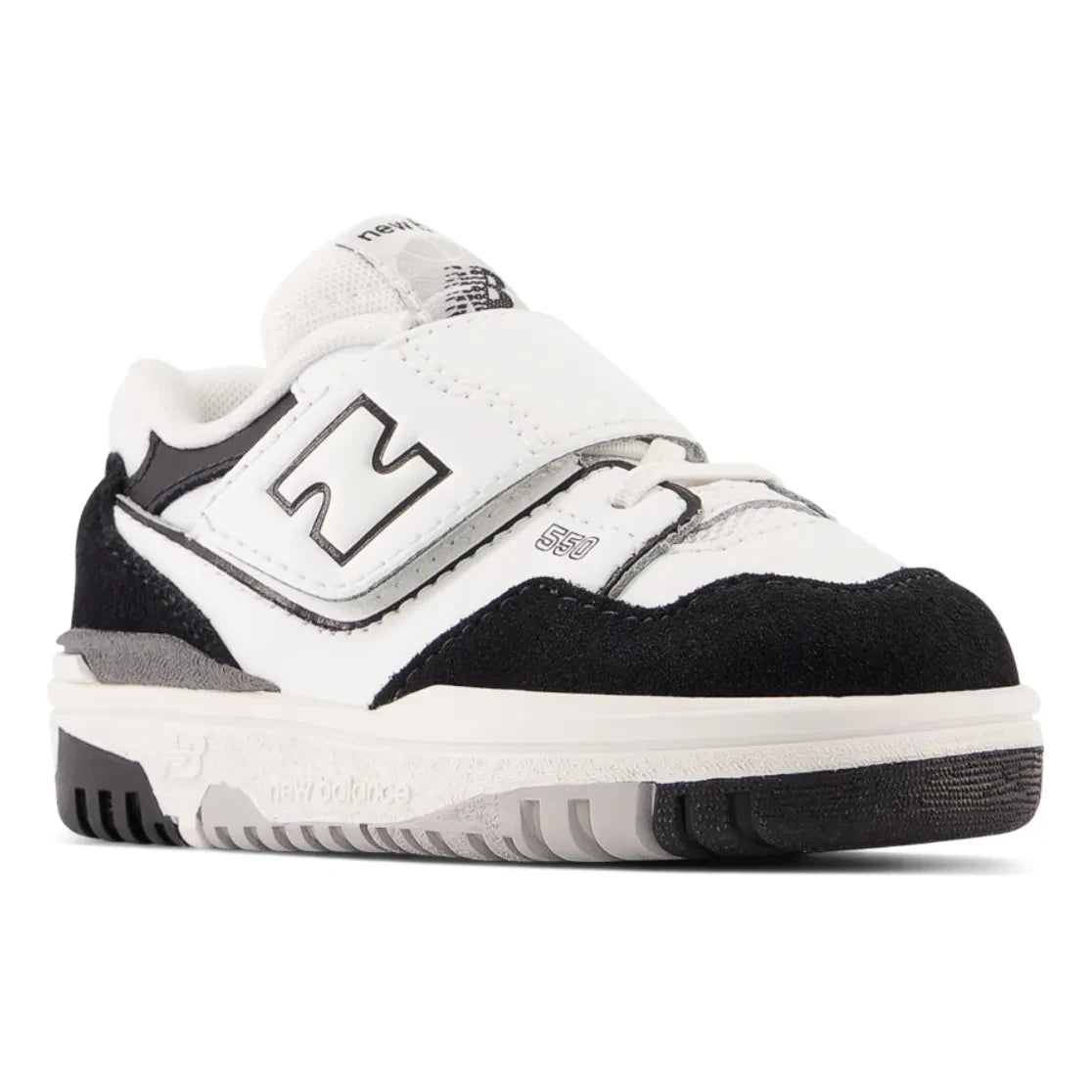 New Balance - Zapatillas 550 Clásicas con Cordones y Cierre Adherente | Negro