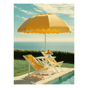 Business & Pleasure Co. - Sombrilla ondulada Beach Club | Amarillo