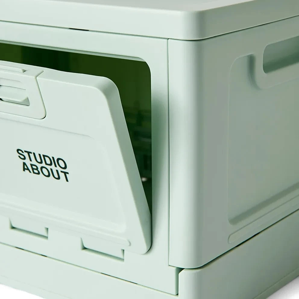 Studio About - Üst üste konulabilir saklama kutusu | Nane Yeşili