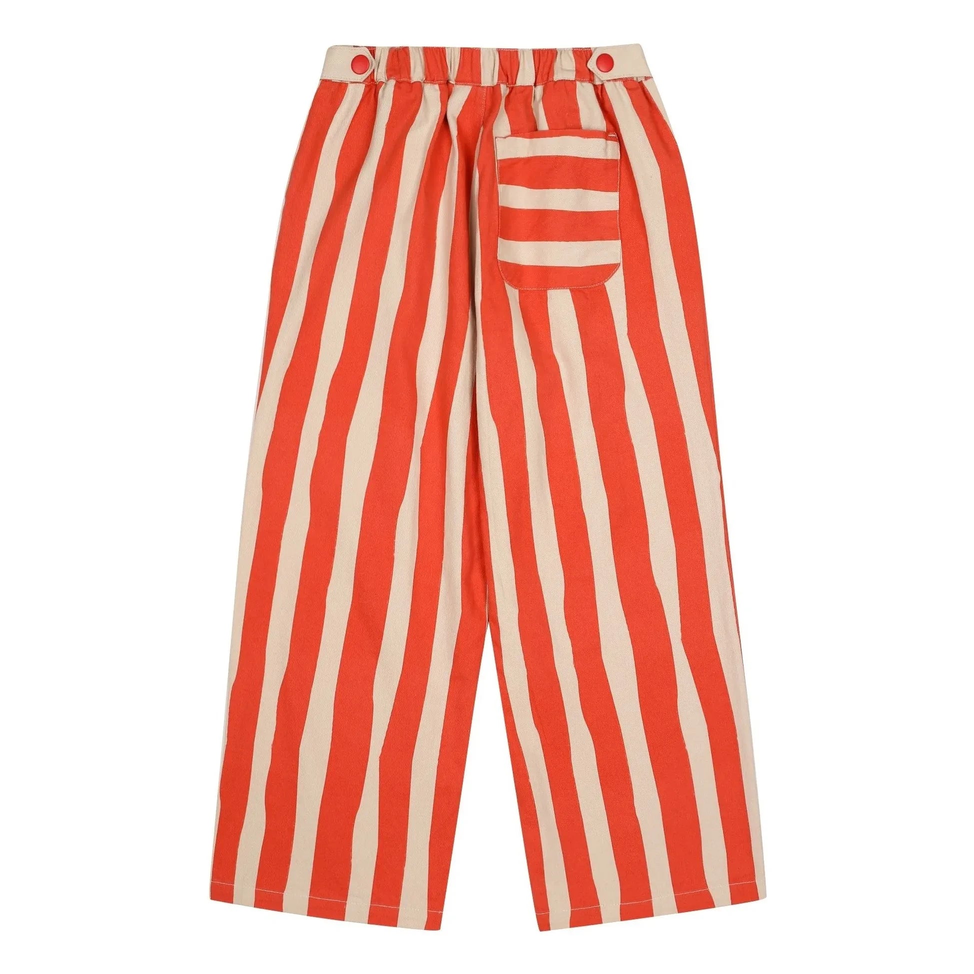 Jelly Mallow - Pantalones a Rayas | Rojo