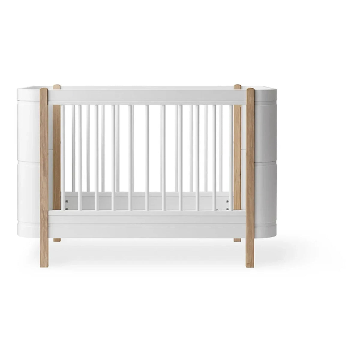 Oliver Furniture - Cuna Mini+ de madera de roble, kit junior no incluido