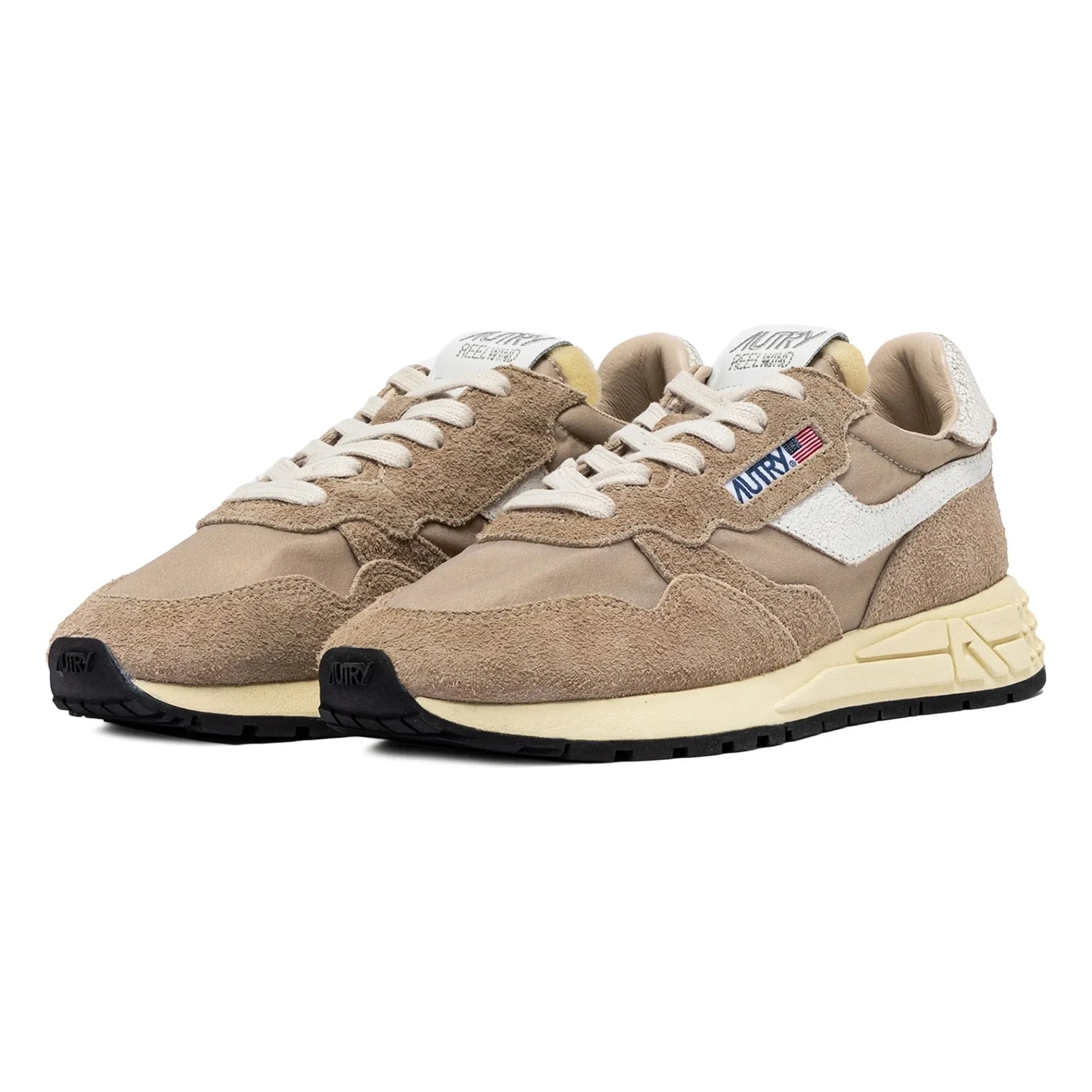 Autry - Zapatillas bajas de nailon Reelwind | Beige oscuro