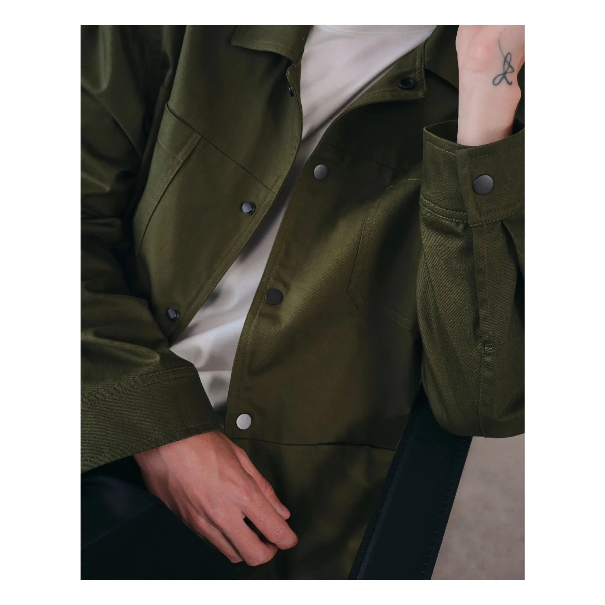 Noyoco - Chaqueta de Algodón Orgánico Vancouver | Verde Bosque