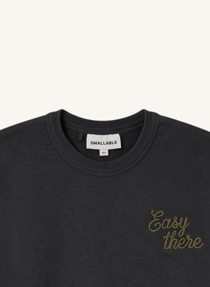 Smallable Kid - Arlo Easy Original Sudadera de Algodón Orgánico | Negro