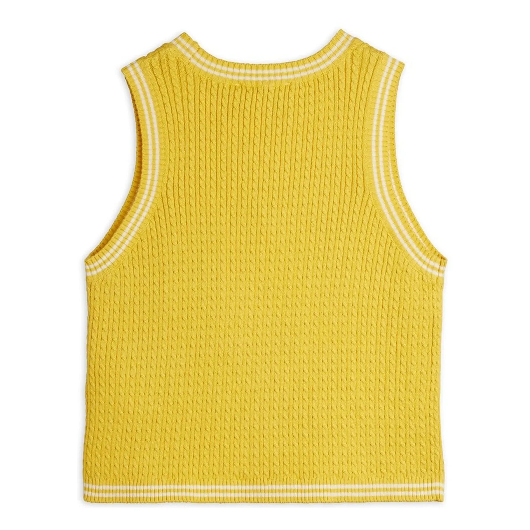 Mini Rodini - Top de punto de algodón orgánico | Amarillo