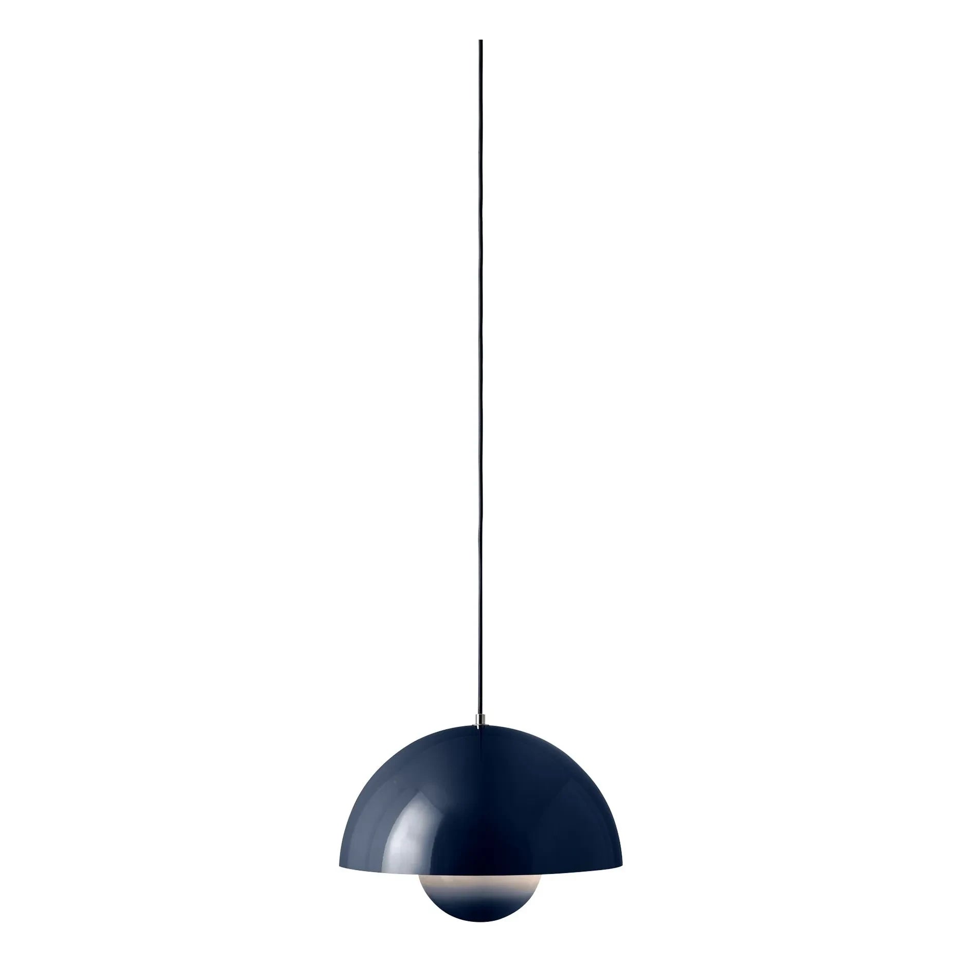 & Tradition - Lámpara colgante Flowerpot VP7, Verner Panton | Azul oscuro
