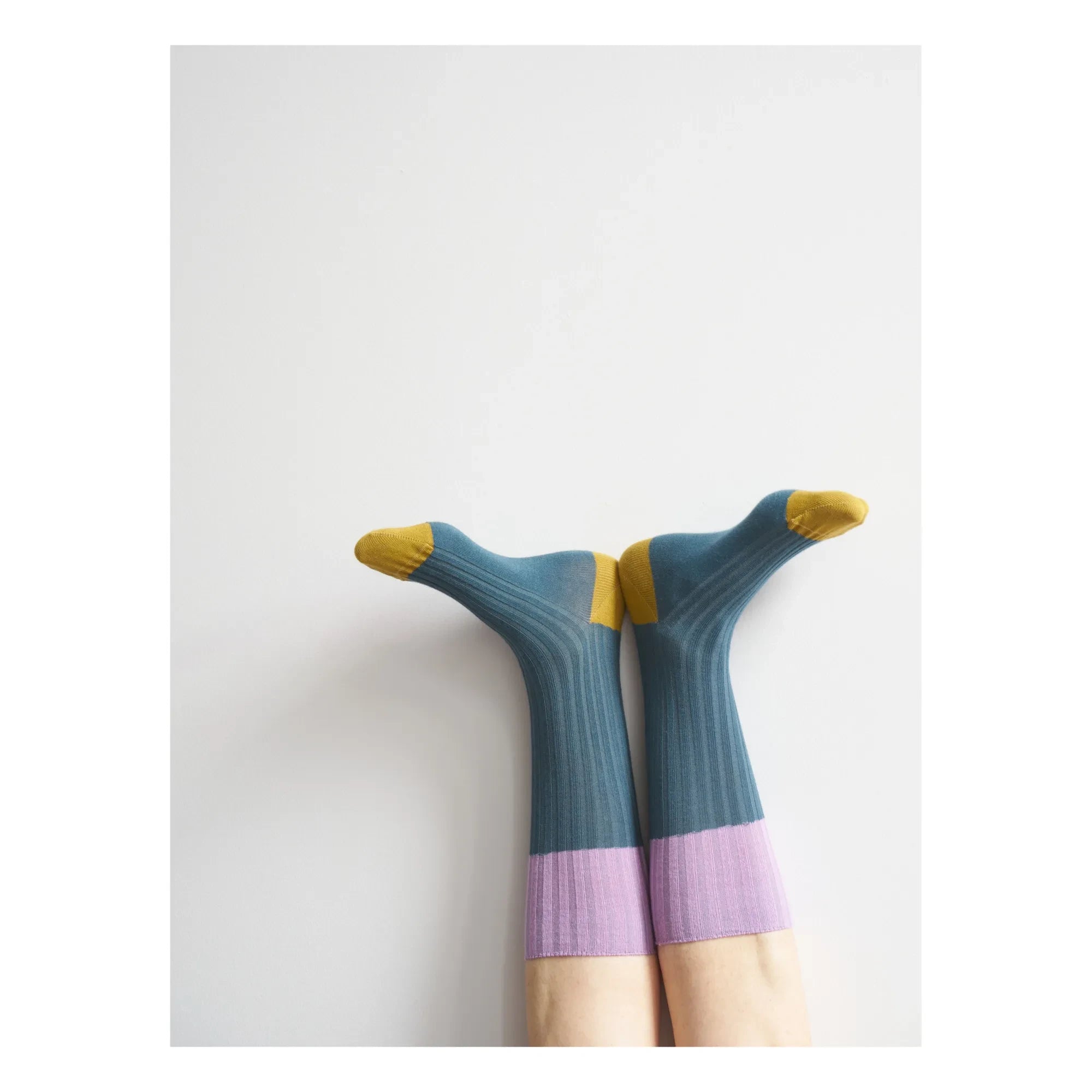La guinda del pastel - Calcetines Yvette | Azul pavo real