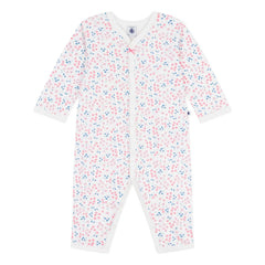 Petit Bateau - Pijama Dormir Fleuri | Blanco