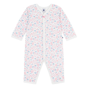 Petit Bateau - Pijama Dormir Fleuri | Blanco