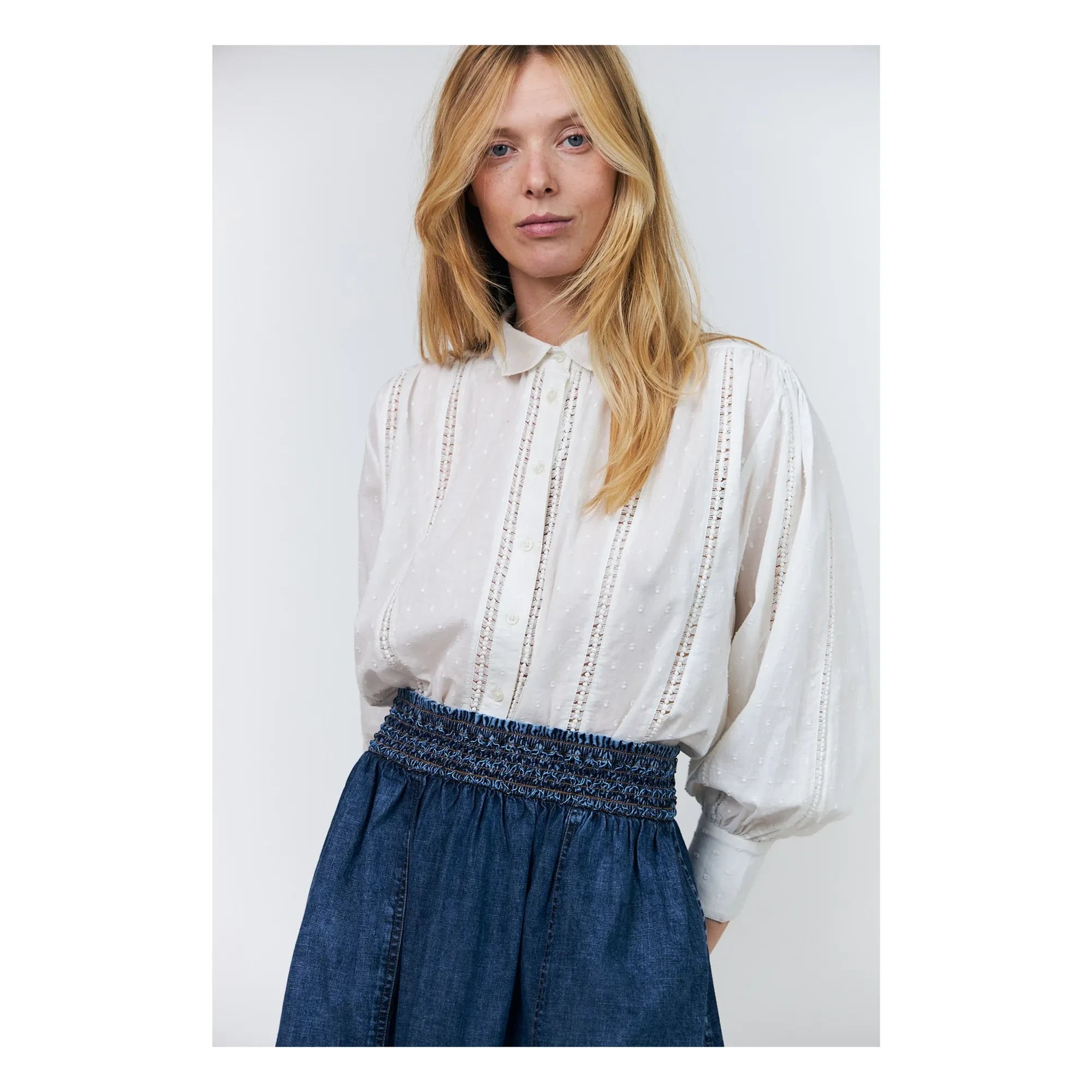 Lollys Laundry - Amond Denim Pamuk Etek | Mavi