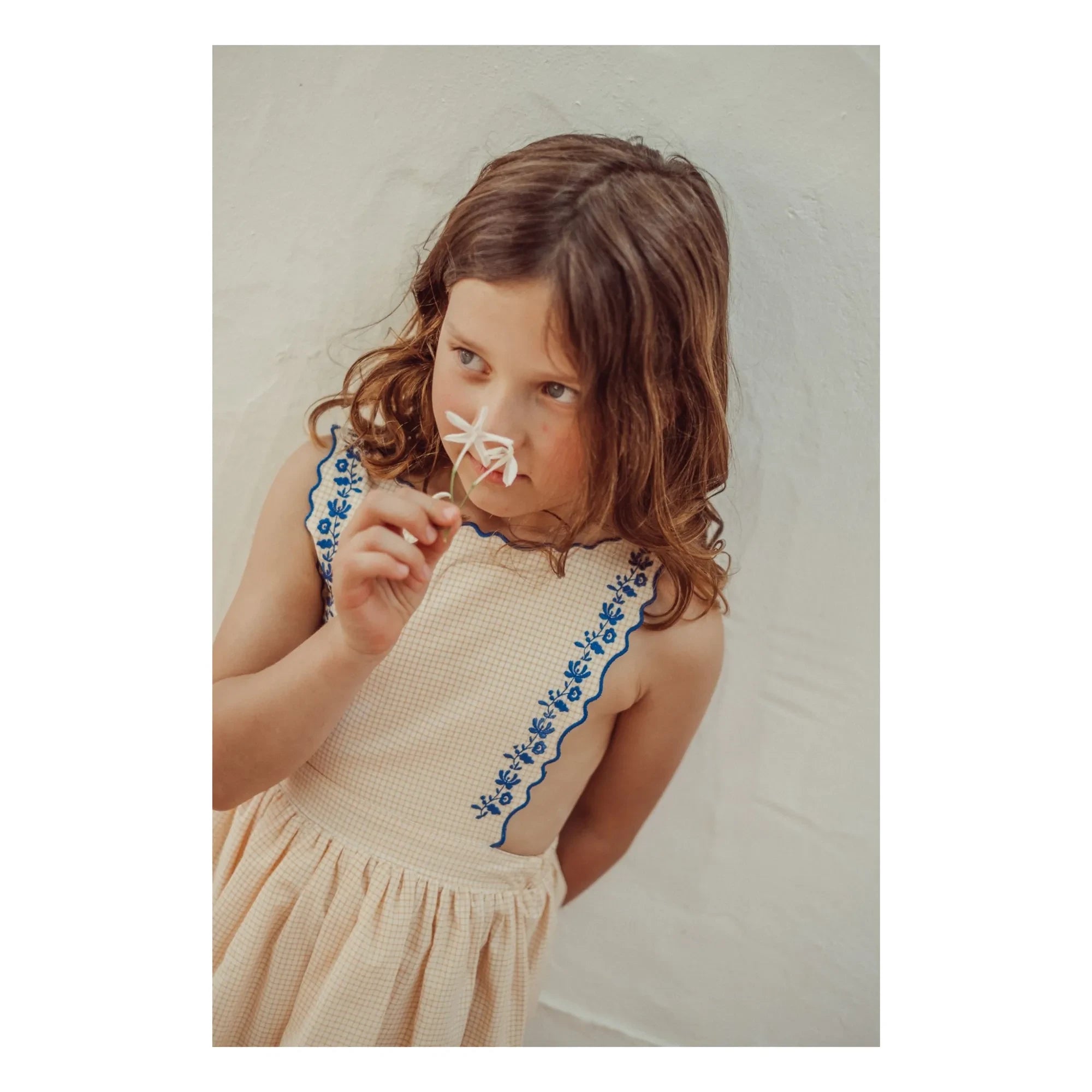 THE LiTTLE POETS - Teresa Carreaux Vestido Bordado | Amarillo pálido