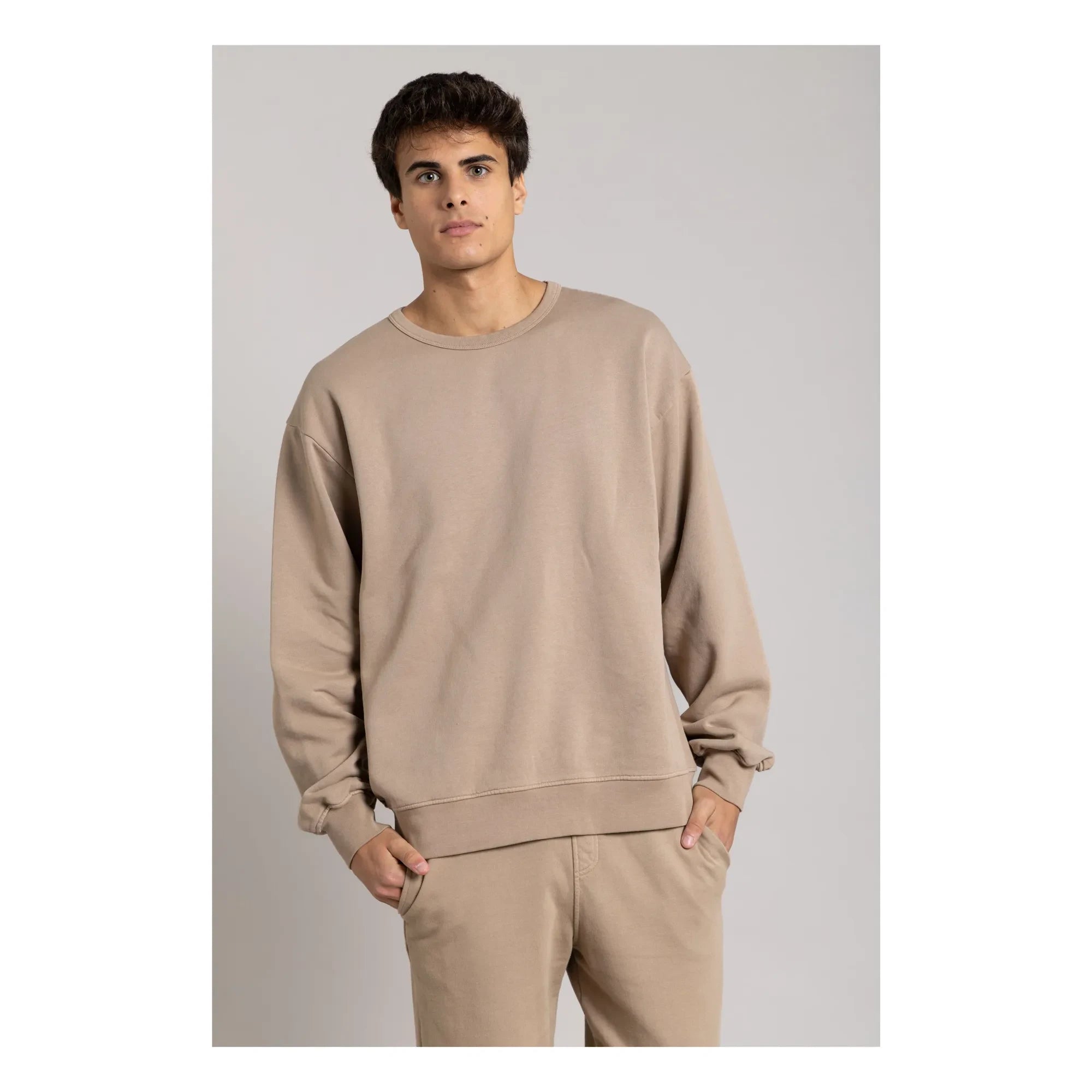 Smallable Man - Jogger Shuffle Algodón Orgánico | Marrón oscuro