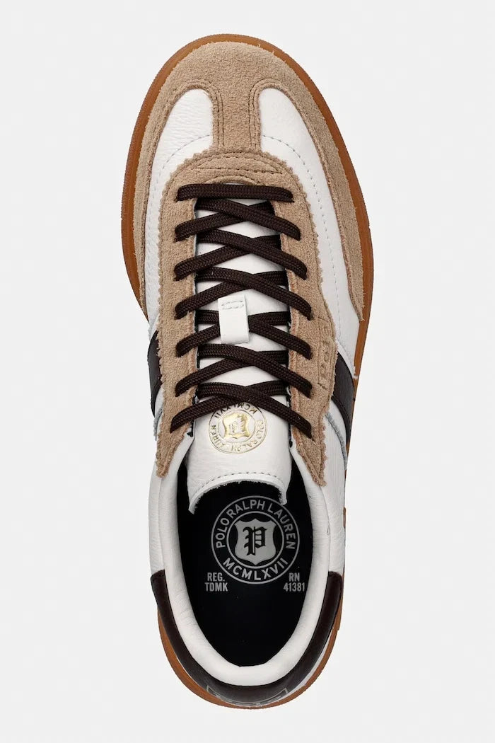 Zapatillas deportivas de cuero Bedford Polo Ralph Lauren para mujer