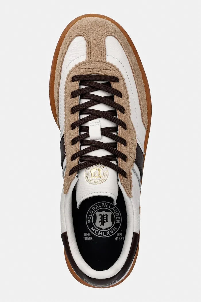 Zapatillas deportivas de cuero Bedford Polo Ralph Lauren para mujer