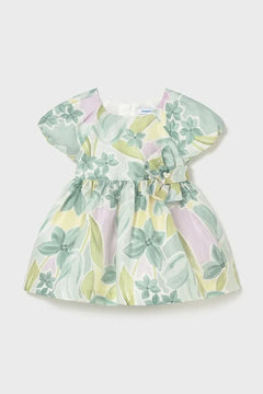 Vestido de lino infantil Mayoral