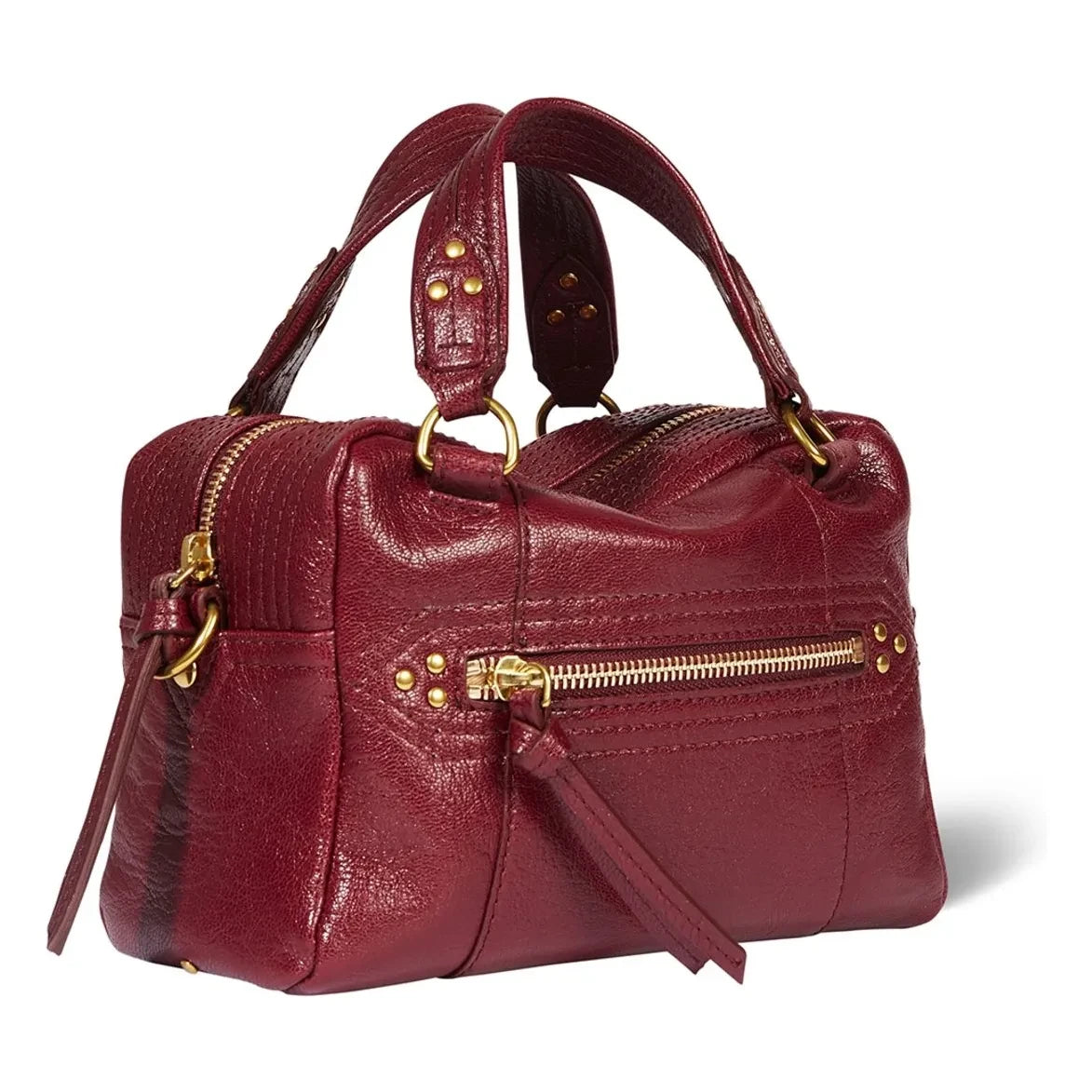 Jérôme Dreyfuss - Bolso de cabra Lucky Bowling Mini | Burdeos