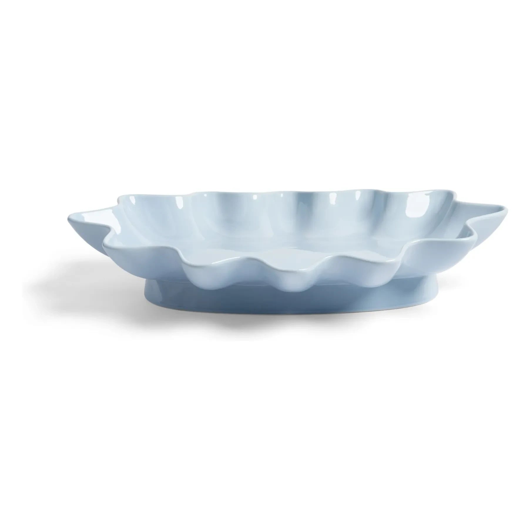 &Klevering - Plato de cerámica Sun | Azul hielo