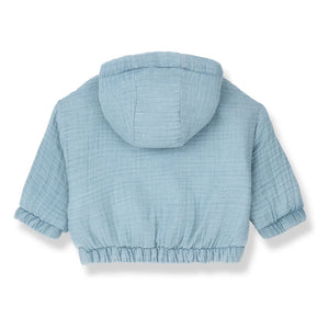 1+ in the family - Imbros Denim Chaqueta con Capucha | Azul claro