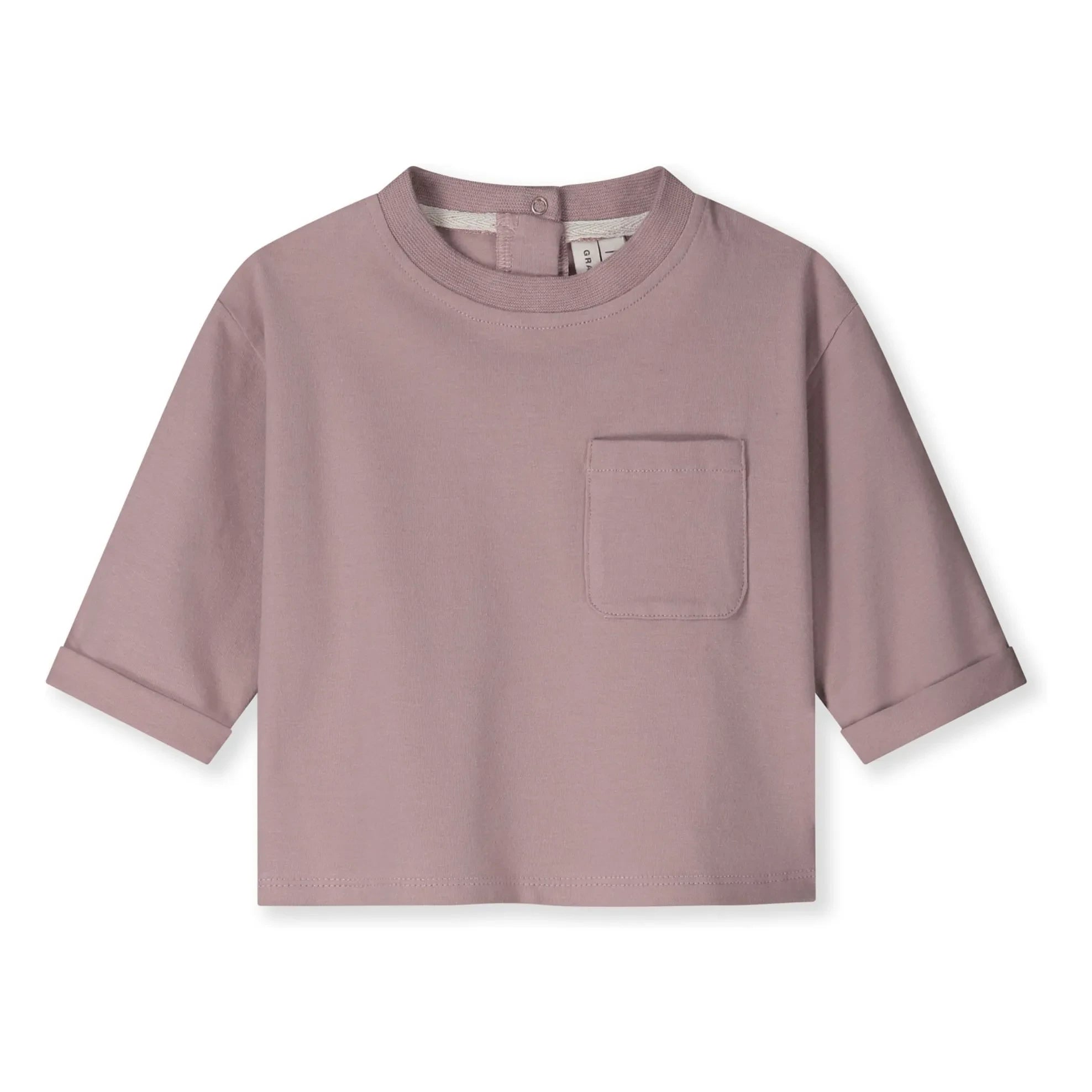 Gray Label - Camiseta de algodón orgánico | Rosa empolvado