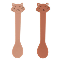 Trixie - Sra. Gato Cucharas de Silicona - Set de 2 | Rosa
