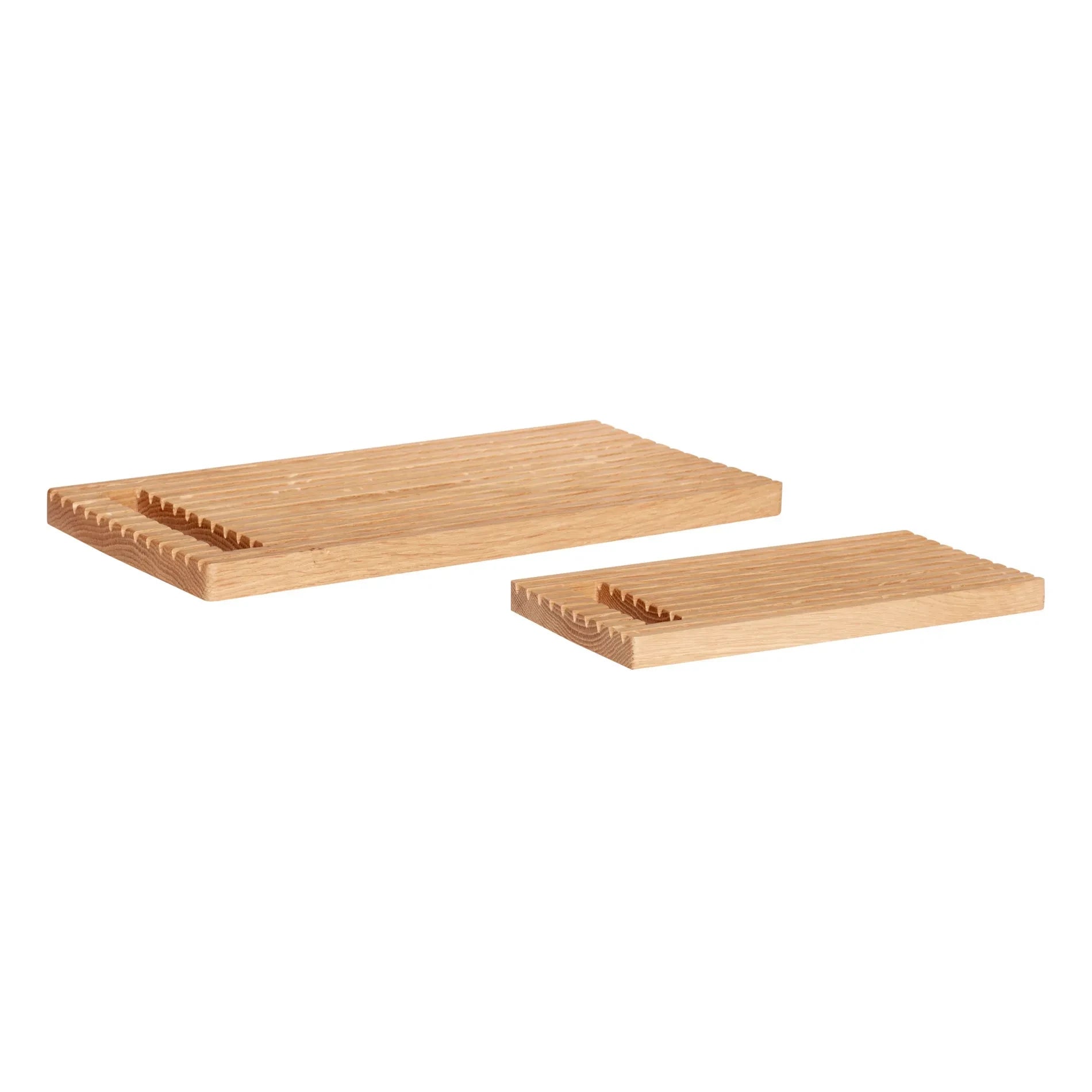 Hübsch - Tablas de corte de roble FSC - Juego de 2 | Roble