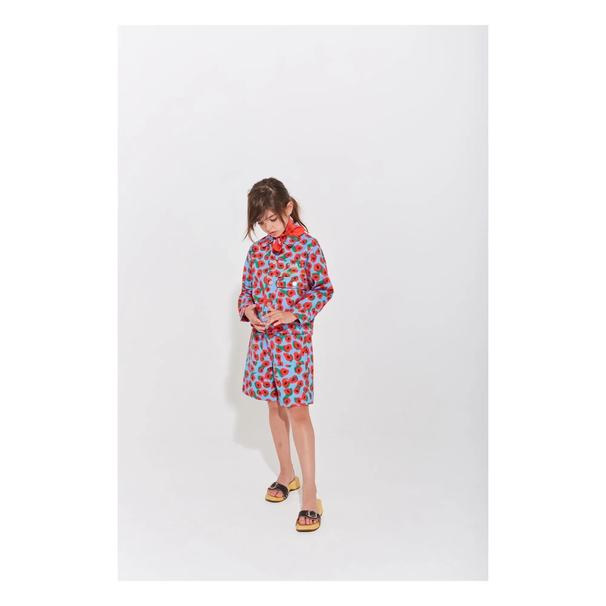 Wynken - Shorts estampados de flores | Azul