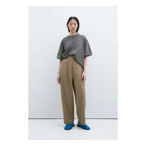 Cordera - Pantalones de Lana Virgen con Bolsillos | Camel